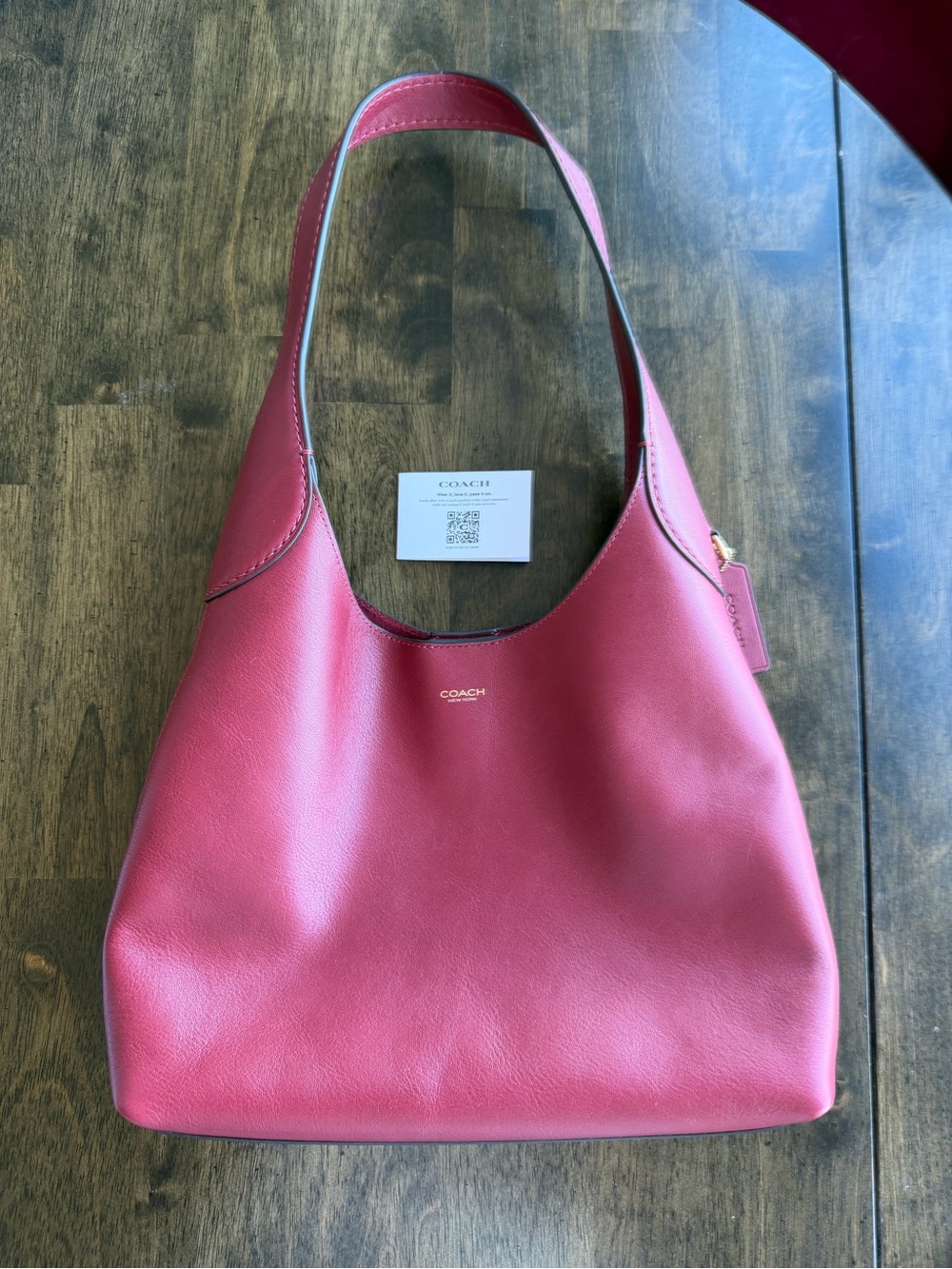COACH Brooklyn 28 Leather Shoulder Bag